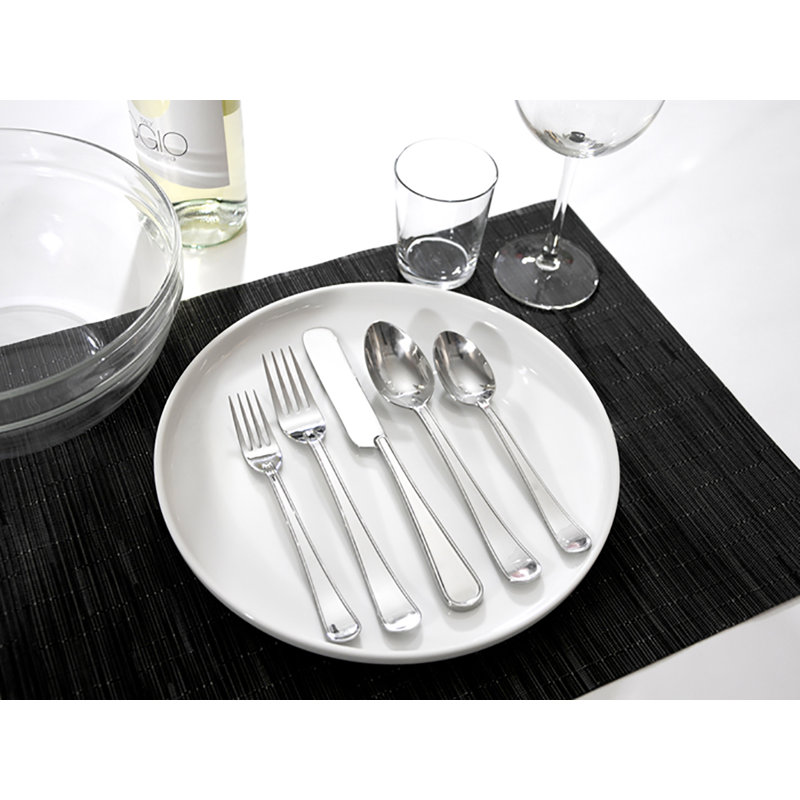 Gourmet Settings GS Army 20 Piece 18/10 Stainless Steel Flatware Set